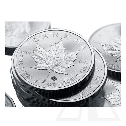 Feuille D'Érable 1 Oz En Argent Année Diverse