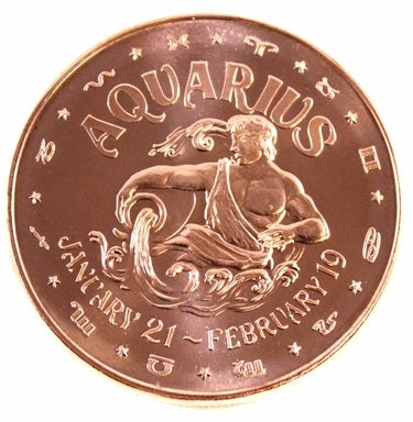 1Oz En Cuivre-Aquarius