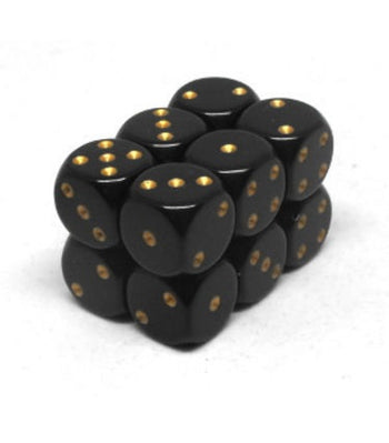 12 D6 Opaque Black/Gold