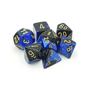 7D Gemini Noir-Bleu/Or