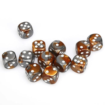 12 D6 Gemini Copper-Steel/White