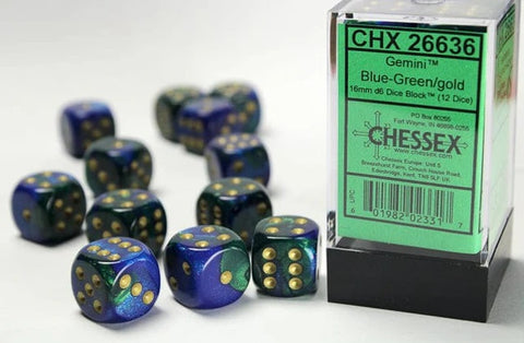 12D6 Gemini Bleu-Vert/O