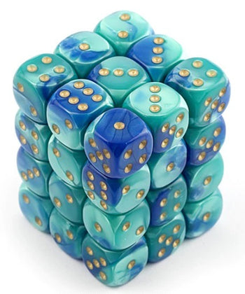 36 D6 Gemini Sarcelle-Bleu/Or
