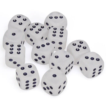 12 D6 Frosted Clear/Black