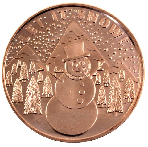 1Oz En Cuivre-Let It Snow