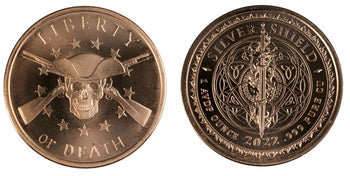 1 Oz En Cuivre-Liberty Or Death
