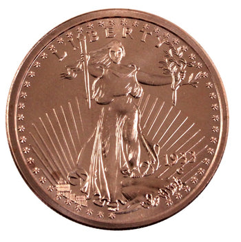 1 Oz En Cuivre-Liberty 1933