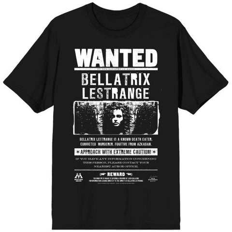 T-Shirt Harry Potter Wanted Bellatrix Medium