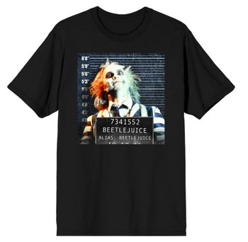 T-Shirt Beetlejuice Mug Shot Medium