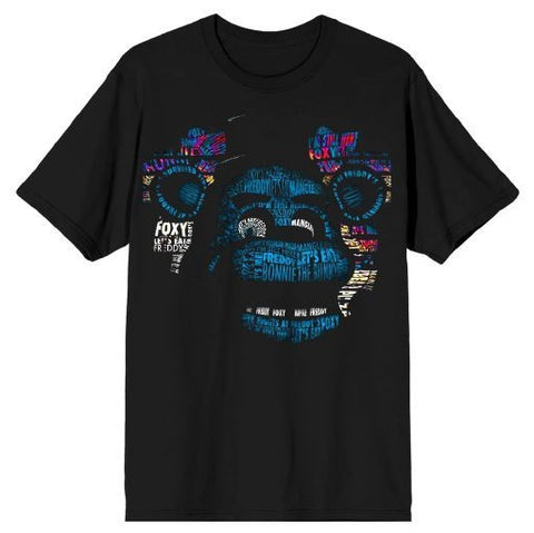 T-Shirt FNAF Freddy Verbage XL