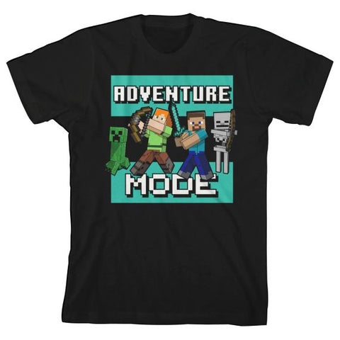 T-Shirt Minecraft Adventure Mode Small