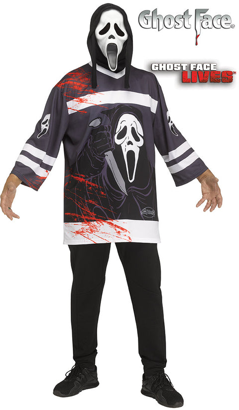 Ghost Face Hockey Jersey Adult