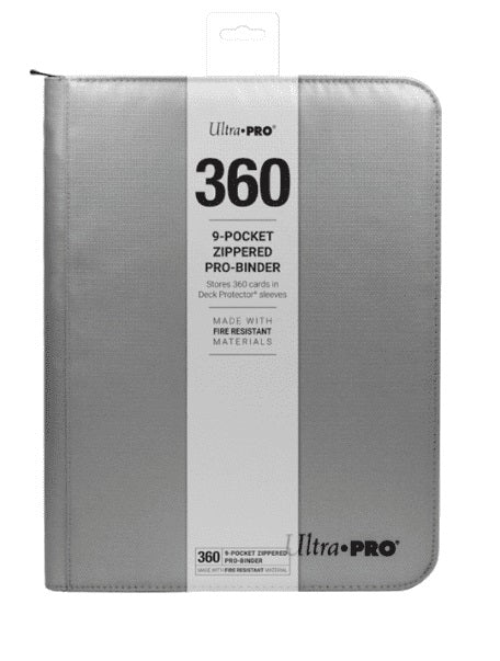 UP 9pkt Zipper Pro-Binder Argent