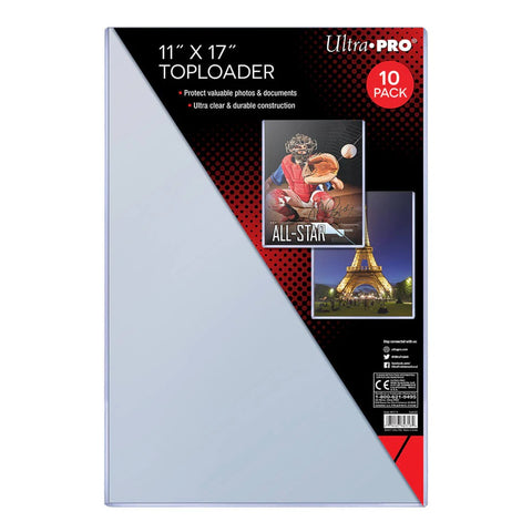 Toploader 11" x 17" Paquet De 10