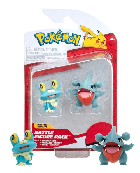 Pokémon Battle Figure Froakie+Gible