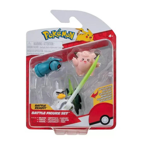 Pokémon Battle Figure Beldum-Sirfetch'D-Clefairy