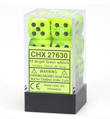 12 D6 Vortex Bright Green/Black