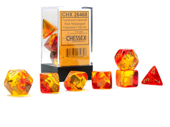 7D Gemini Transparent Rouge/Or