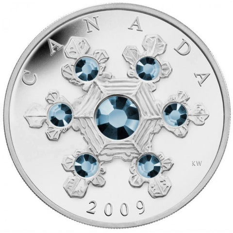 2009 20$ Flocon De Cristal Bleu