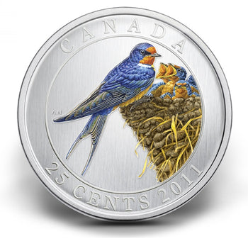 2011 25¢ L'Hirondelle Rustique