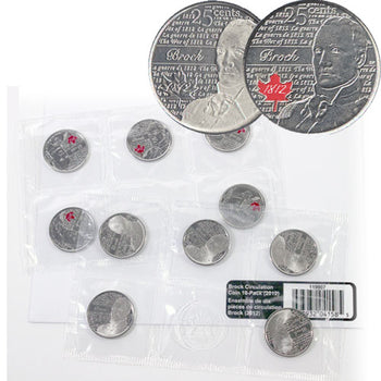 2012 Ens. 10x 25¢ Brock