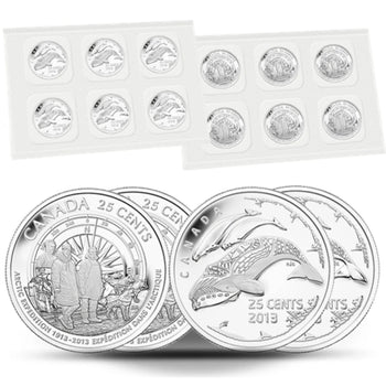 2013 Ens. 12x 25¢ Expédition