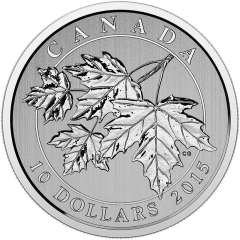 2015 10$ Feuille D'Érable