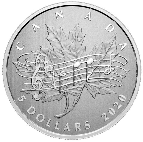 2020 5$ Ode A L'Hymne National