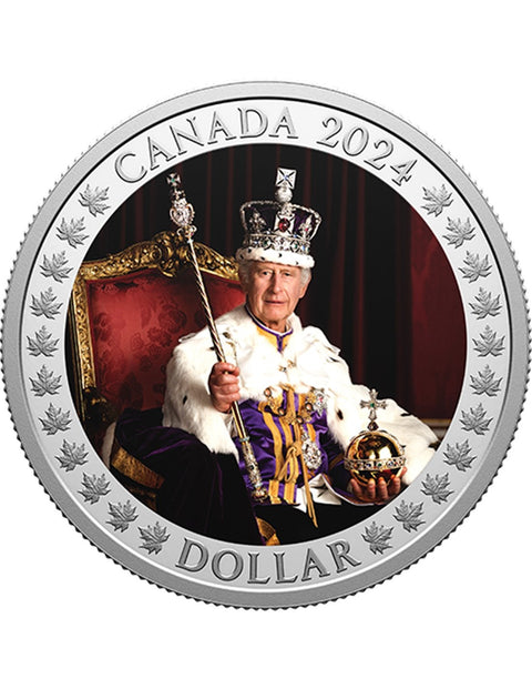 2024 1$ Couronnement Roi Charles III