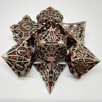 Bloody Ancient Silver Chaos Dice