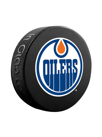Oilers Souvenir Puck