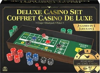 Coffret Casino Deluxe 3 En 1