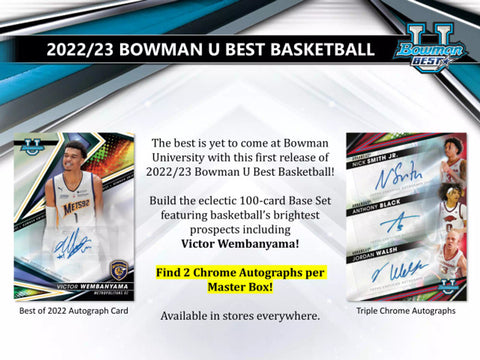 2023 Topps Bowman Best University Baketball Boite