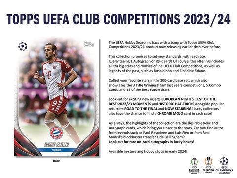 2023-24 Topps UEFA Competitions Soccer Paquet