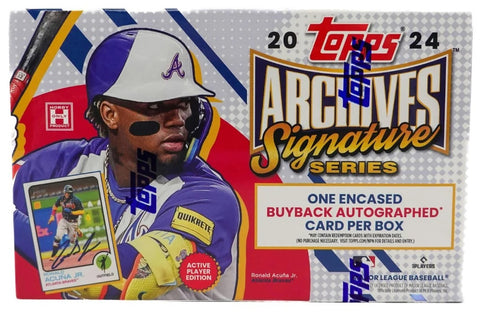 2024 Topps Archive Sigs Baseball Boite