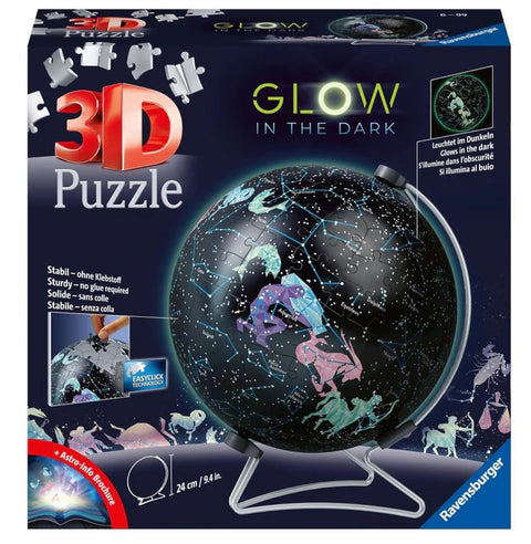 PZ 3D Star Globe Glows In The Dark