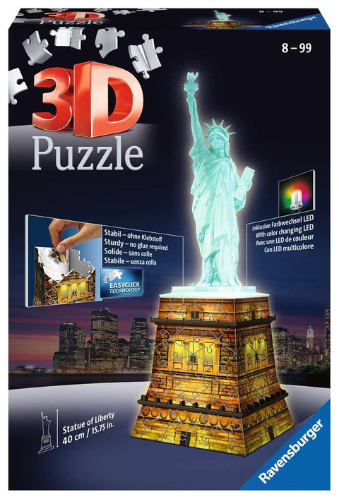 PZ 3D Statue De La Liberté Nuit
