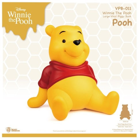 Winnie The Pooh Large Vinyl Piggy Bank