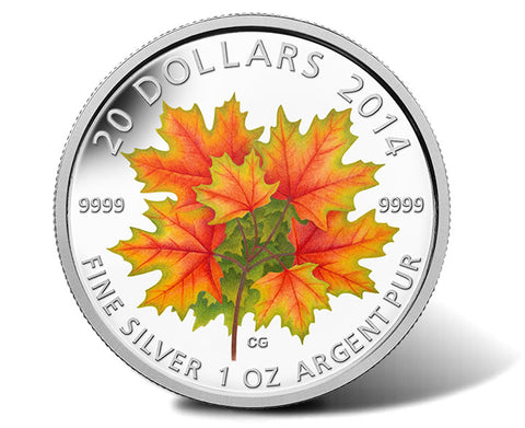 2014 20$ Feuilles D'Érable