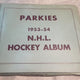 1953-54 NHL Parkies Série Complête