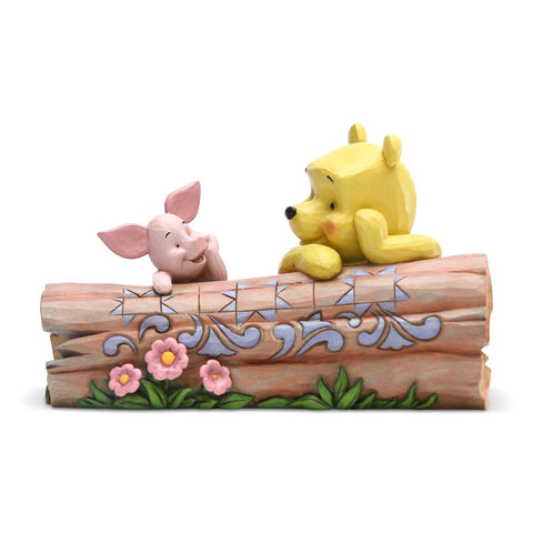DSTRA Pooh & Piglet On Log
