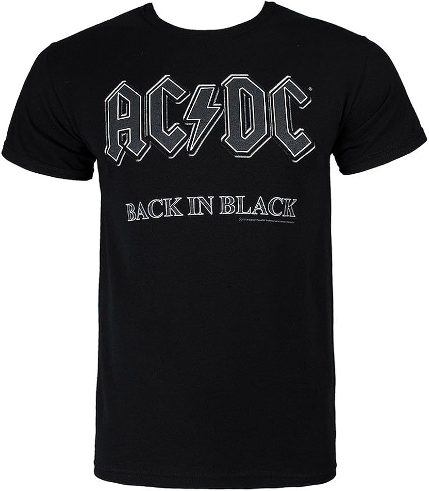 T-Shirt AC/DC Back in Black Large