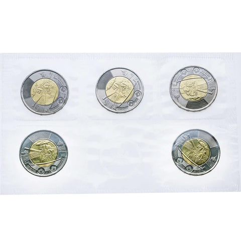 2016 Ens. 5x 2$ Atlantique