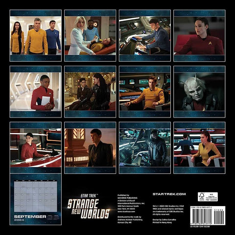 Calendrier 2024 - Star Trek Strange New Worlds