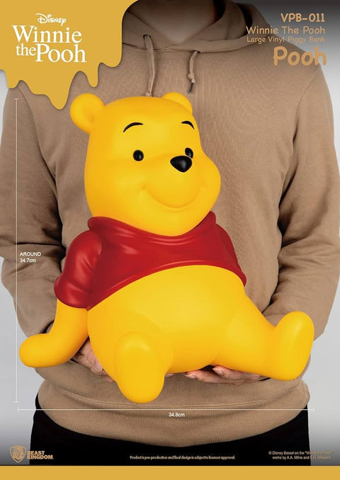 Winnie The Pooh Large Vinyl Piggy Bank