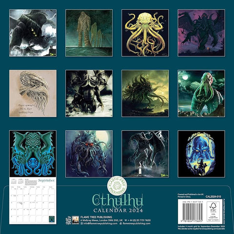 Calendrier 2024 - Cthulhu