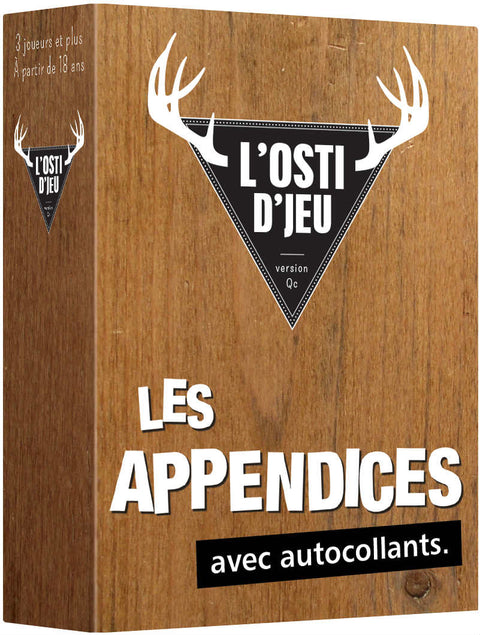 L'Osti De Jeu - Appendices