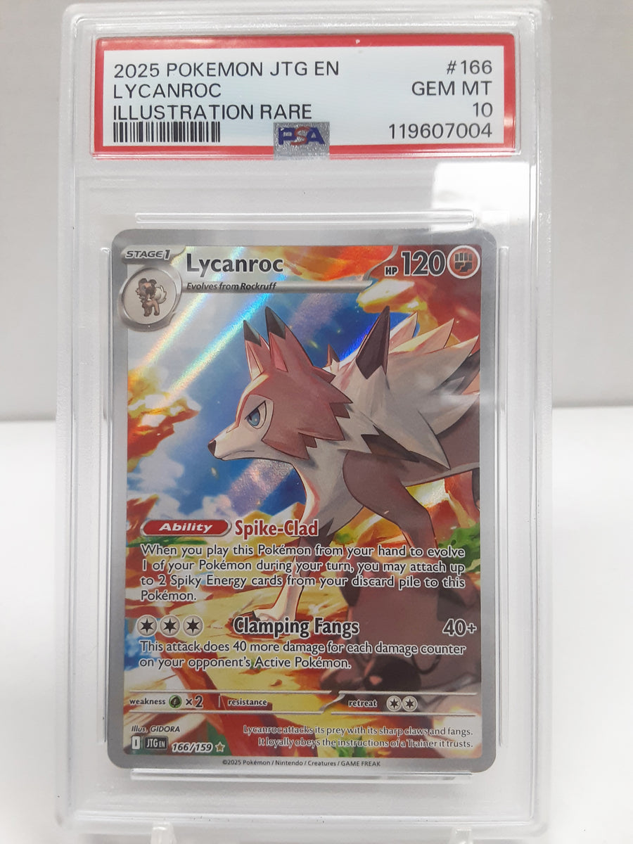 Lycanroc 166/159 PSA Gem 10 Journey Together