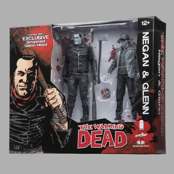TWD Negan & Glenn (B&W)
