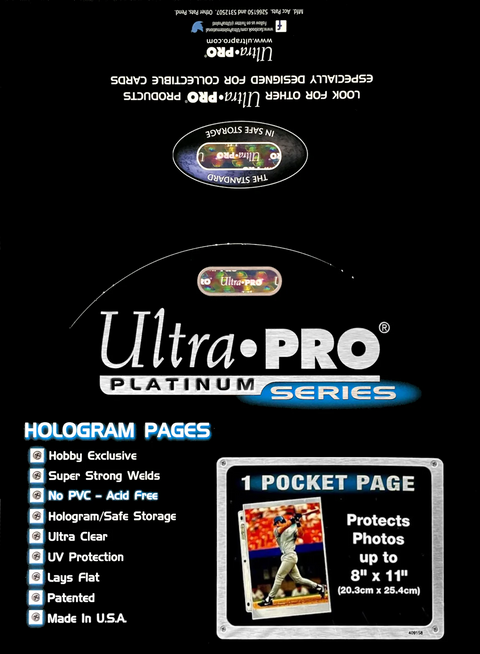 Ultra Pro Boite 1 Pochette 8½ x 11
